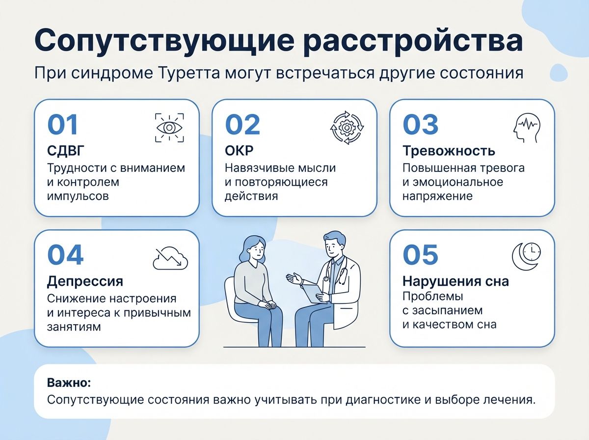 Лечение синдрома Туретта в Лакинске инфографика
