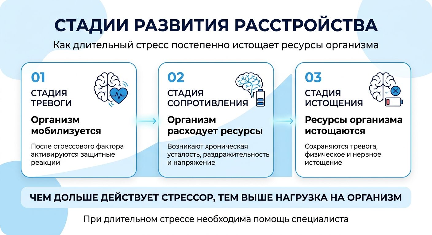 Лечение стресса в Лакинске инфографика